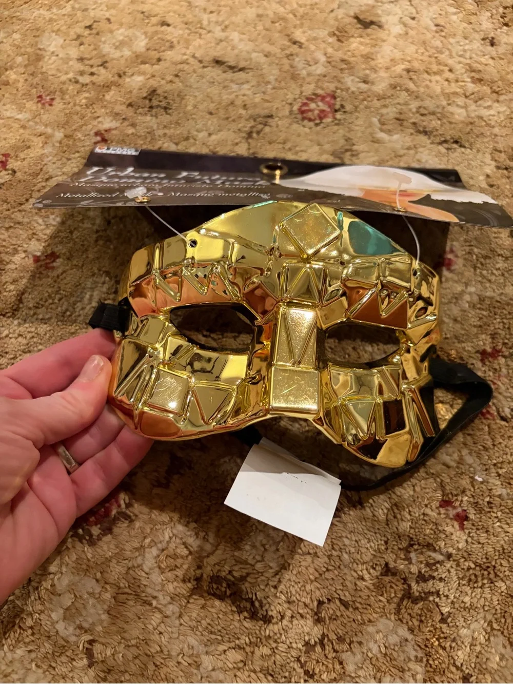 NWT Urban Future Domino Metallic Gold Mask - Women Accessories Halloween party